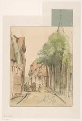 Vue sur la Kirchenstrasze à Lingen