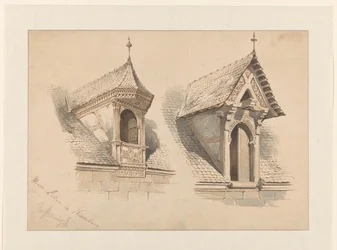Deux lucarnes à Nuremberg