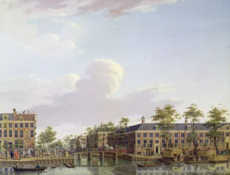Les maisons de charité sur la rivière Amstel, Amsterdam