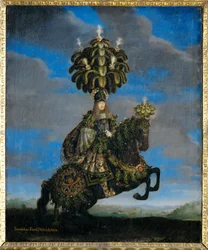 Gundakar, Prince Dietrichstein en costume pour un " ballet de chevaux ", exécuté en l