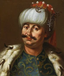 Jean III Sobieski, roi de Pologne, habillé en sultan ottoman