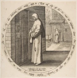 On mendie en vain à la porte des sourds, des Douze proverbes flamands, vers 1568