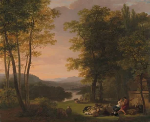 Paysage arcadien
