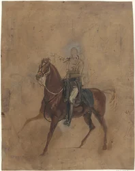Étude de portrait de Copenhague, le cheval du duc de Wellington (détail)
