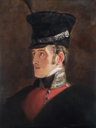 Portrait du maréchal Sir John Colborne, soldat britannique, 1821
