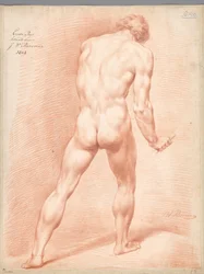 Nu masculin debout, vu de dos (1er prix 1803)
