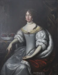 Portrait de Dorothea de Brandebourg, née de Schleswig-Holstein-Sonderburg-Glücksburg (1636-1689)