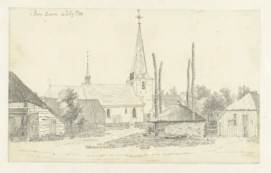Vue du village de Doorn, avec l