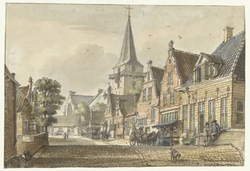 Vue du village de Harmelen