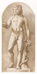 Jeune Bacchus debout