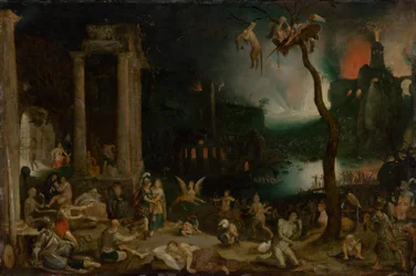 Énée et la Sibylle dans le monde souterrain