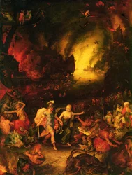 Énée aux Enfers (détail)