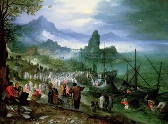 Christ prêchant sur la mer de Galilée