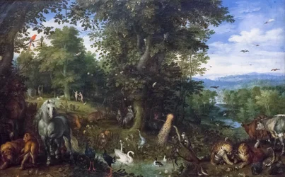 Paradis terrestre avec le péché originel