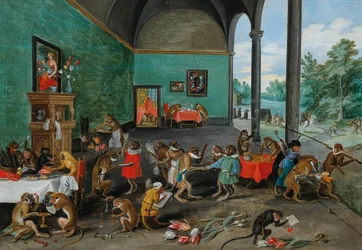 Allégorie de la tulipomanie, milieu du XVIIe siècle
