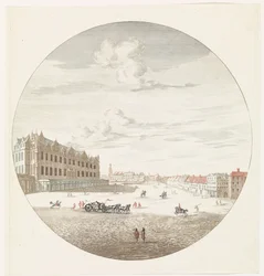 Vue du château de la ville de Berlin côté place