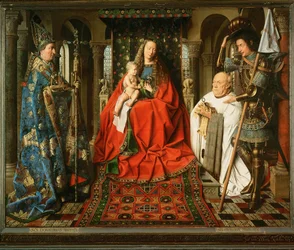 Madone adorée par le Canonicus Van der Paele ...