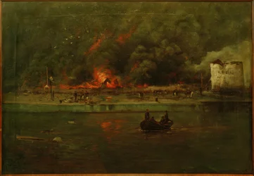 Incendie des magasins de pétrole