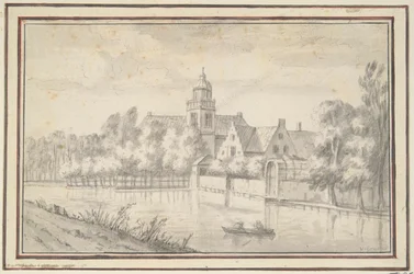 Vue du Château et de la Maison sur la Rivière