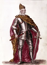 Doge Sebastiano Venier (1577 - 1578). Dessin à l