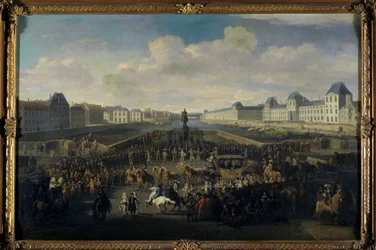 Louis XIV approchant du Pont Neuf, Paris