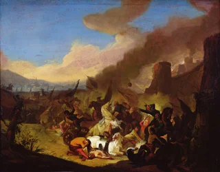 Scène de bataille