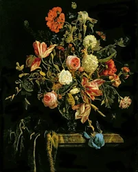 Nature morte aux fleurs, 1706