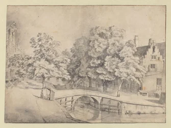 Vue du Leidsegracht à Amsterdam, vue depuis le Keizersgracht