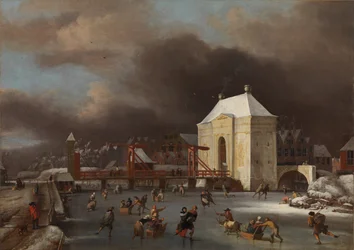 Vue de la Heiligewegspoort à Amsterdam