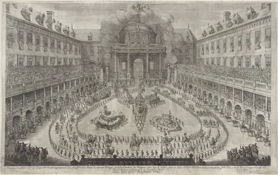 Carrousel dans la Hofburg à Vienne
