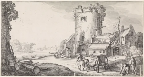 Soldats près d