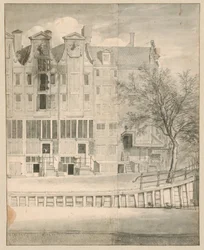 Maison brûlée sur la Leidsegracht, 1684