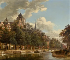 Vue sur un canal néerlandais