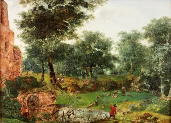 Paysage boisé, c.1690-1700