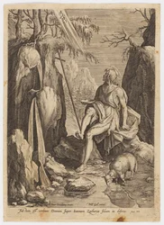 Saint Jean-Baptiste dans le désert