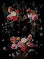 Une guirlande de fleurs