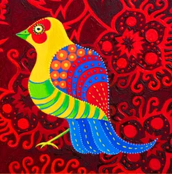 Oiseau à queue bleue, 2019
