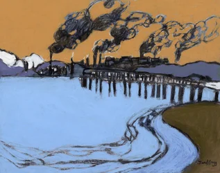 Spectacle de fumée à Anacortes, vers 2024