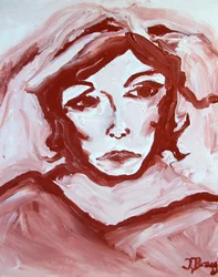 Miss Havisham, vers 2000 (acrylique sur toile)