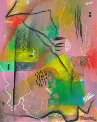 Couches abstraites vibrantes