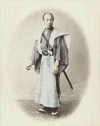 Homme japonais avec une épée