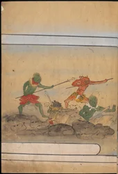 Gobelins armés, illustration tirée du 