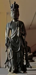 Sculpture de Kwannon, période Genroku bunka