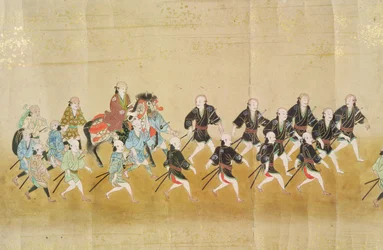 Sixième ambassade coréenne au Japon lors de la succession de Tokugawa Ietsuna en 1651, peut-être par Kano Masunobu (1625-94) 1655-57