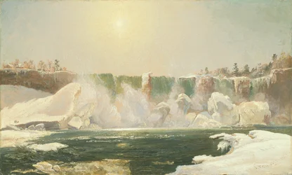 Chutes du Niagara en hiver, 1868
