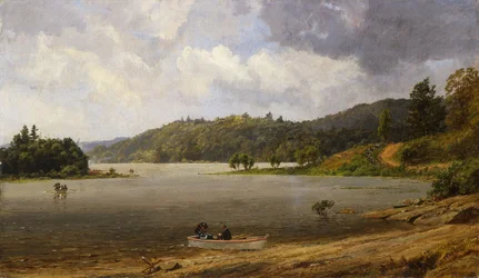 Sur le lac Wawayanda, New Jersey, 1873