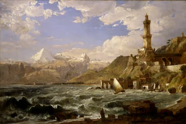 La côte de Gênes, 1854