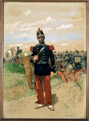 Musique de ligne : un soldat membre de l