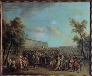 Révolution française : « Le peuple de Paris quitte les Invalides le matin du 14 juillet