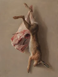 Un lièvre et un gigot d